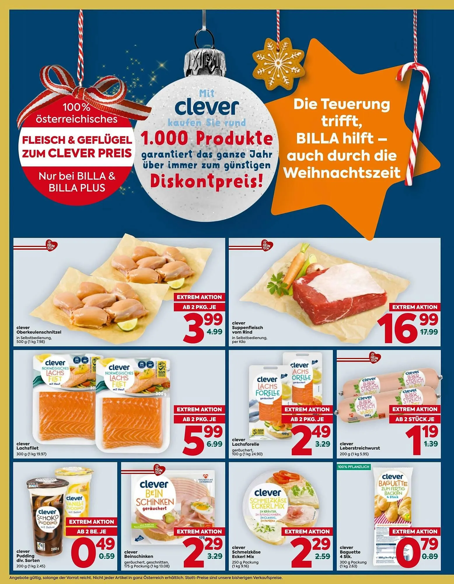 Billa Flugblatt von 18. Dezember bis 24. Dezember 2025 - Flugblätt seite 4