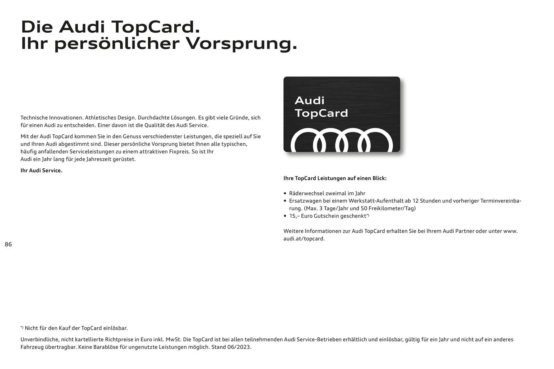 Audi A6 Flugblatt von 2. November bis 2. November 2024 - Flugblätt seite  90