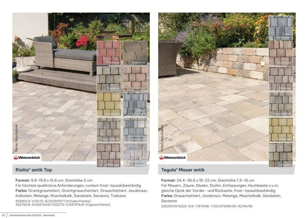 Gartenbau von 5. Juni bis 31. Dezember 2025 - Flugblätt seite 20