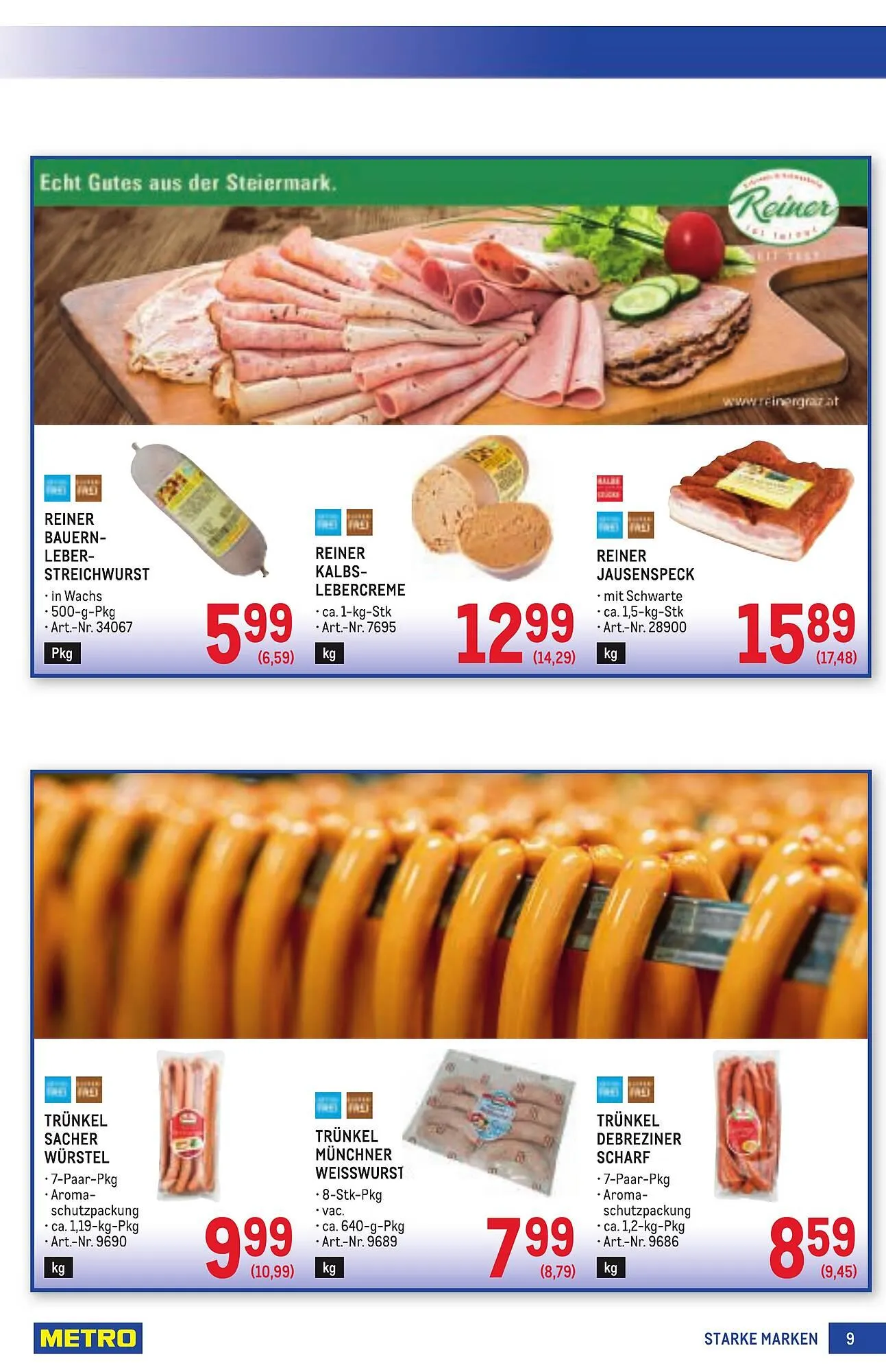 Metro Flugblatt von 11. Dezember bis 7. Jänner 2026 - Flugblätt seite 9