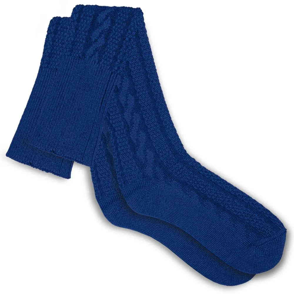 Trachtenstutzen, Dunkelblau