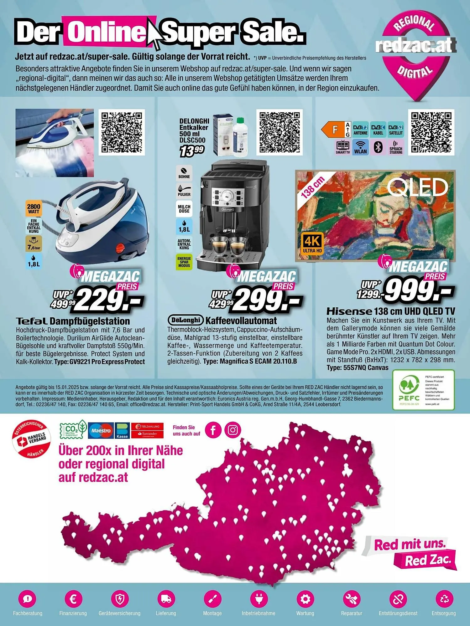 Red Zac Flugblatt von 29. Dezember bis 16. Jänner 2025 - Flugblätt seite  24