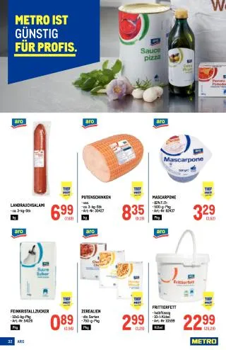 METRO Flugblatt Food - Metro Profi von 17. September bis 30. September 2026 - Flugblätt seite 32
