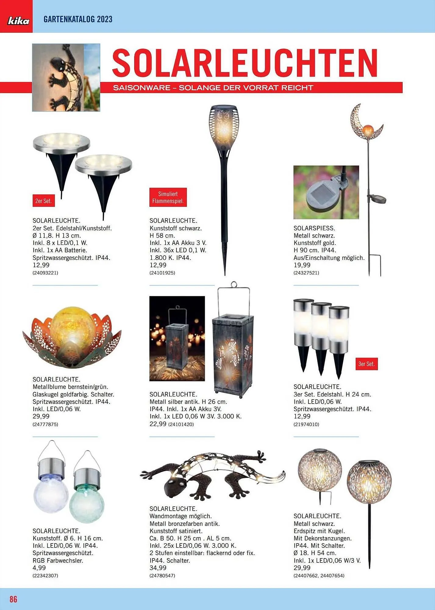 kika Flugblatt von 3. Februar bis 31. August 2023 - Flugblätt seite  86