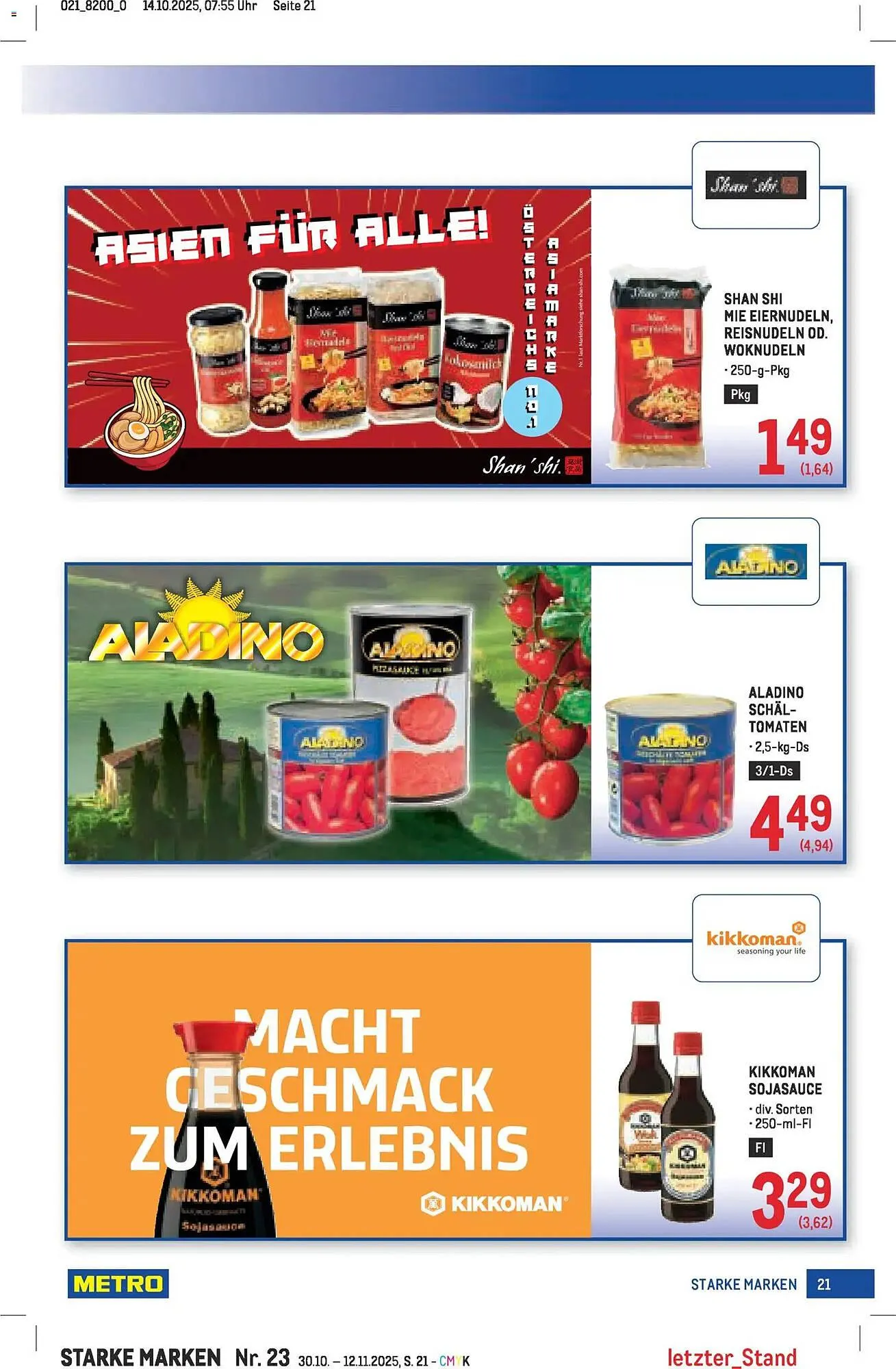 Metro Flugblatt von 30. Oktober bis 12. November 2025 - Flugblätt seite 21