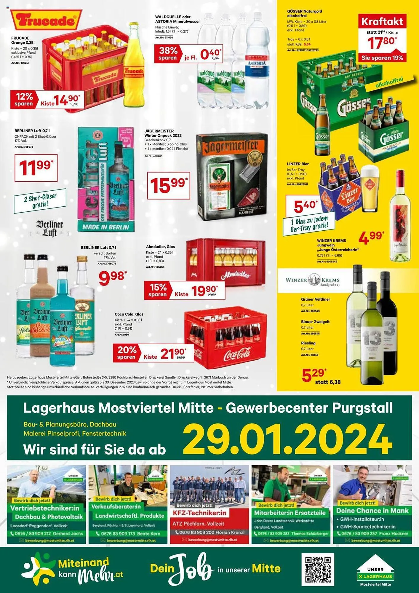 Lagerhaus Flugblatt von 9. Dezember bis 31. Dezember 2023 - Flugblätt seite  8