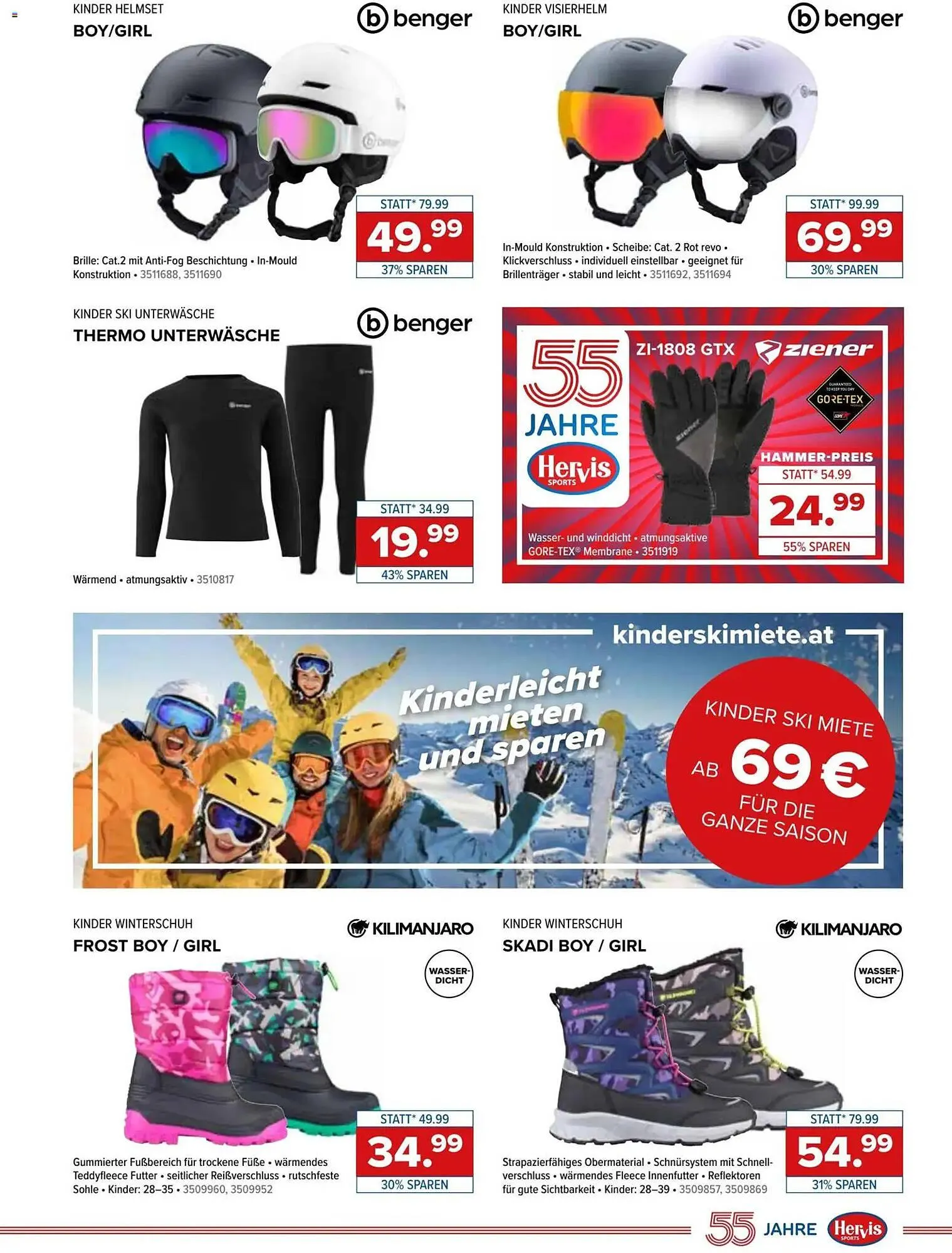 Hervis Flugblatt von 4. November bis 16. November 2025 - Flugblätt seite 7