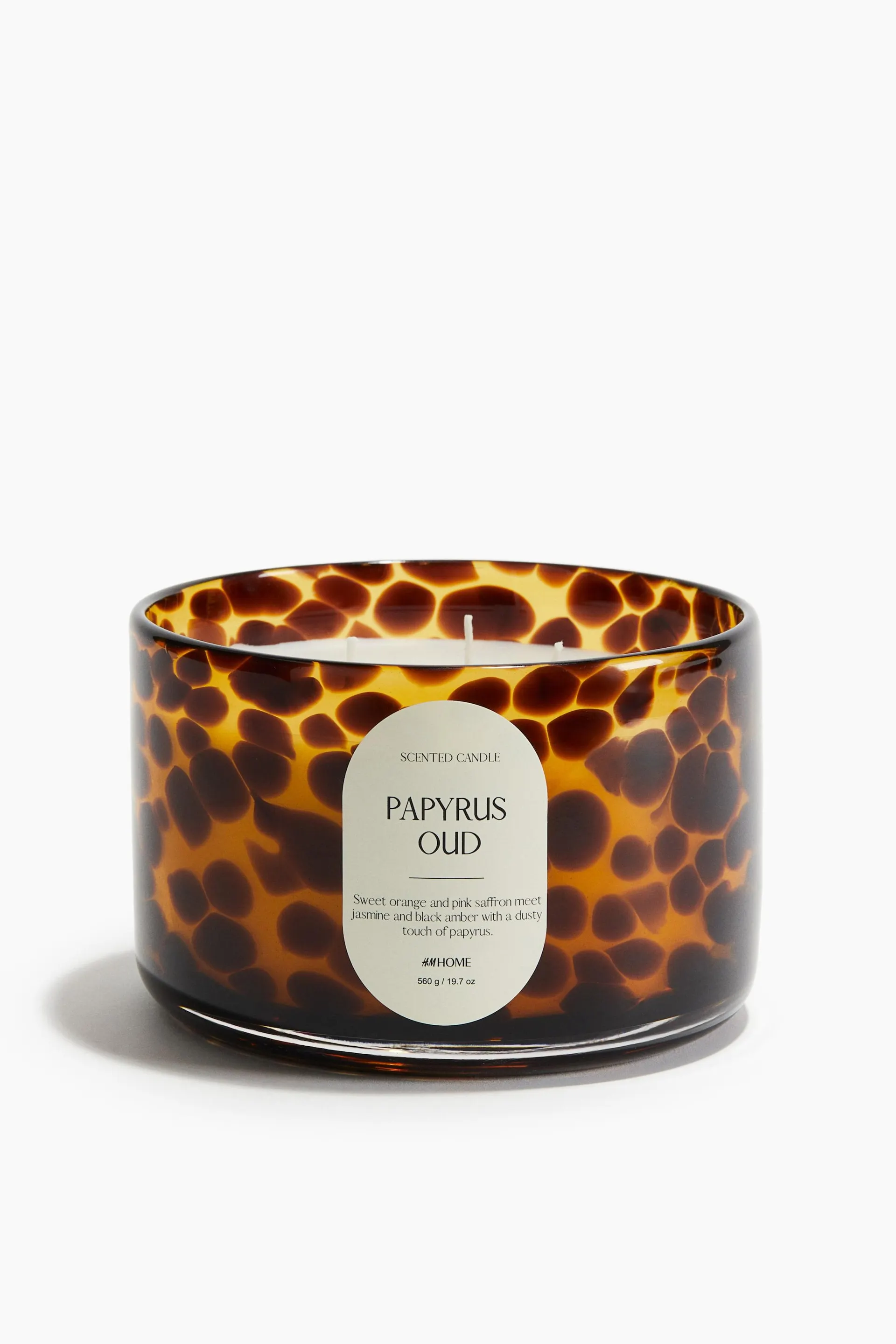 Große Duftkerze in Glasgefäß