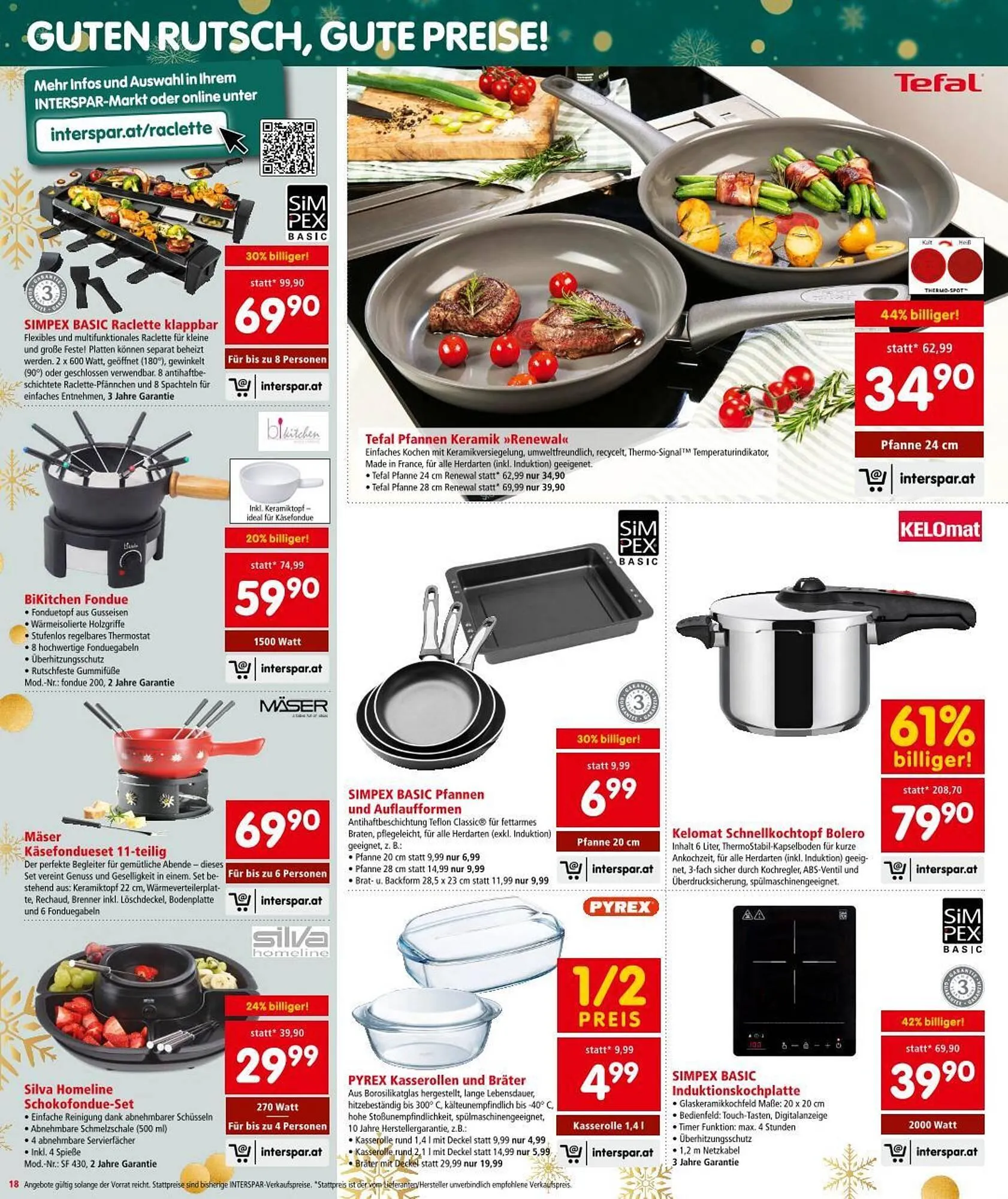 Interspar Flugblatt von 18. Dezember bis 31. Dezember 2025 - Flugblätt seite 18