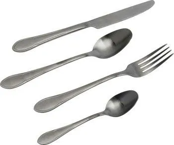 Besteck Cucina Schwarz Matt (16/tlg.)