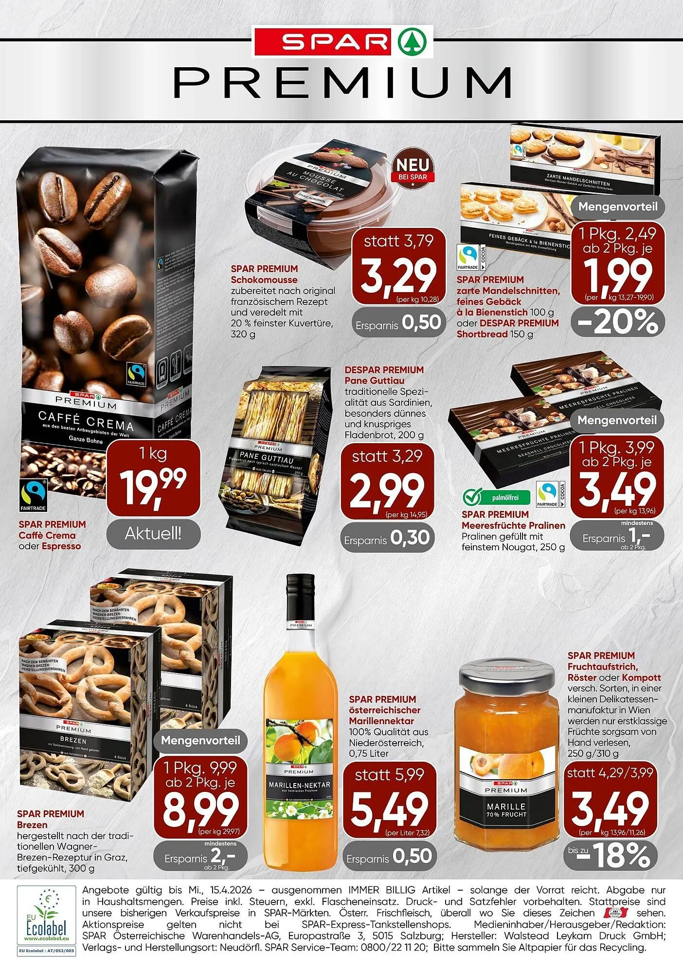 Spar Flugblatt von 19. März bis 15. April 2026 - Flugblätt seite  4