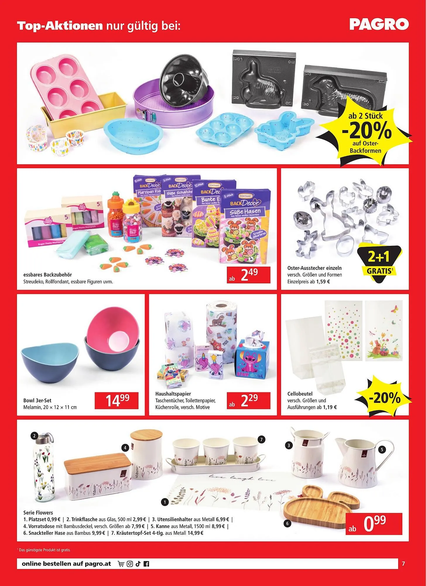 Pagro Diskont Flugblatt von 26. Februar bis 4. März 2026 - Flugblätt seite  7