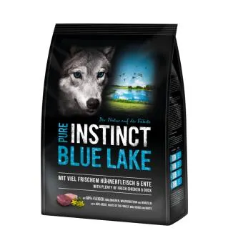 PURE INSTINCT BLUE LAKE mit Huhn, Ente für Hunde 1 kg
