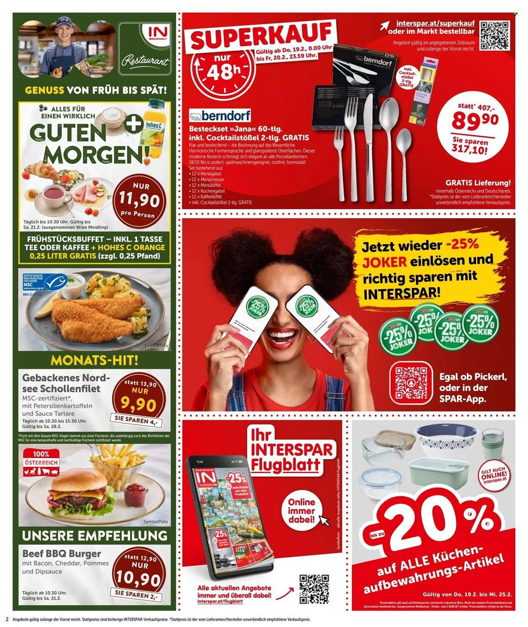 Interspar Flugblatt von 19. Februar bis 25. Februar 2026 - Flugblätt seite 2