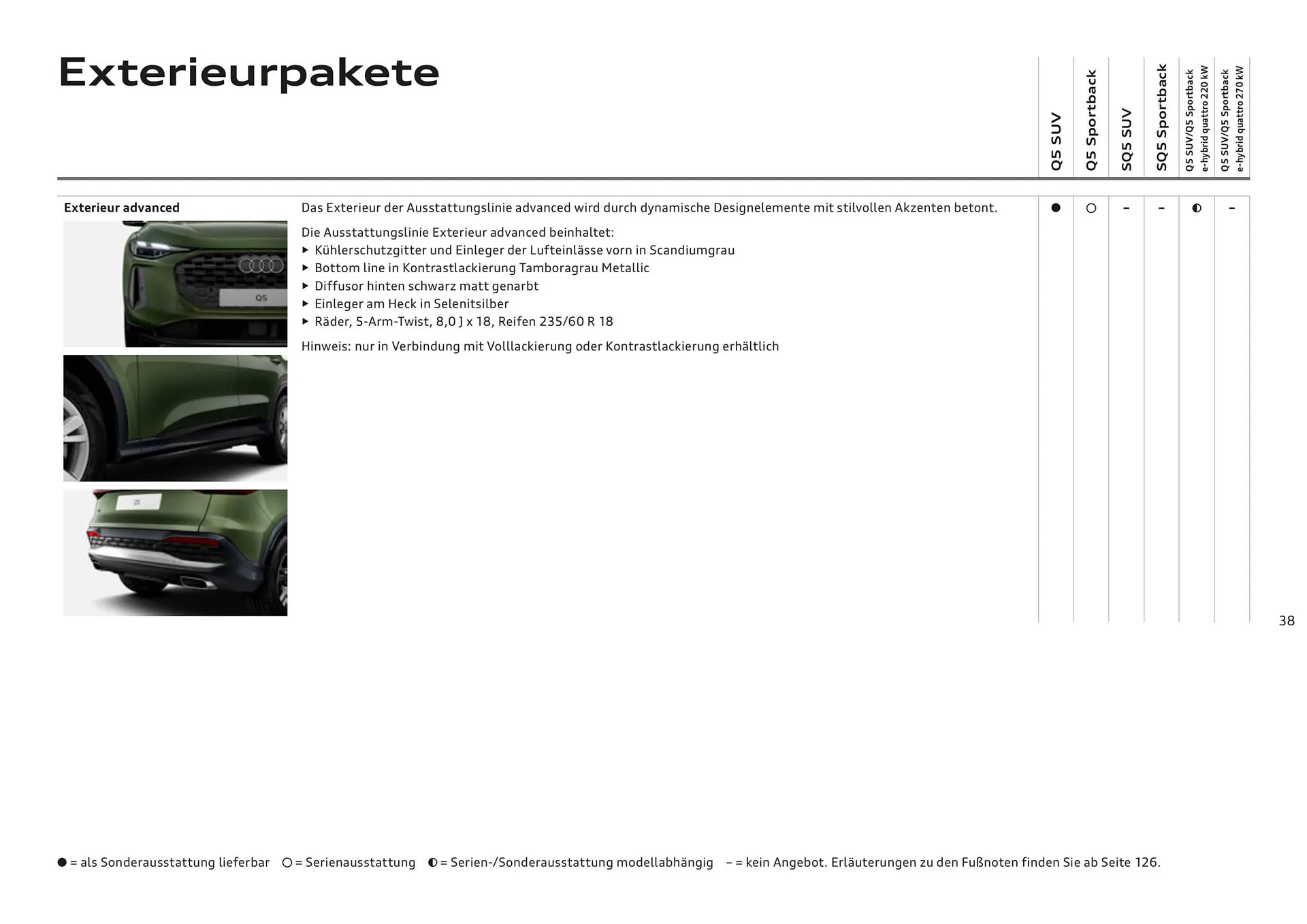 Audi Flugblatt von 20. November bis 22. Juli 2026 - Flugblätt seite  38