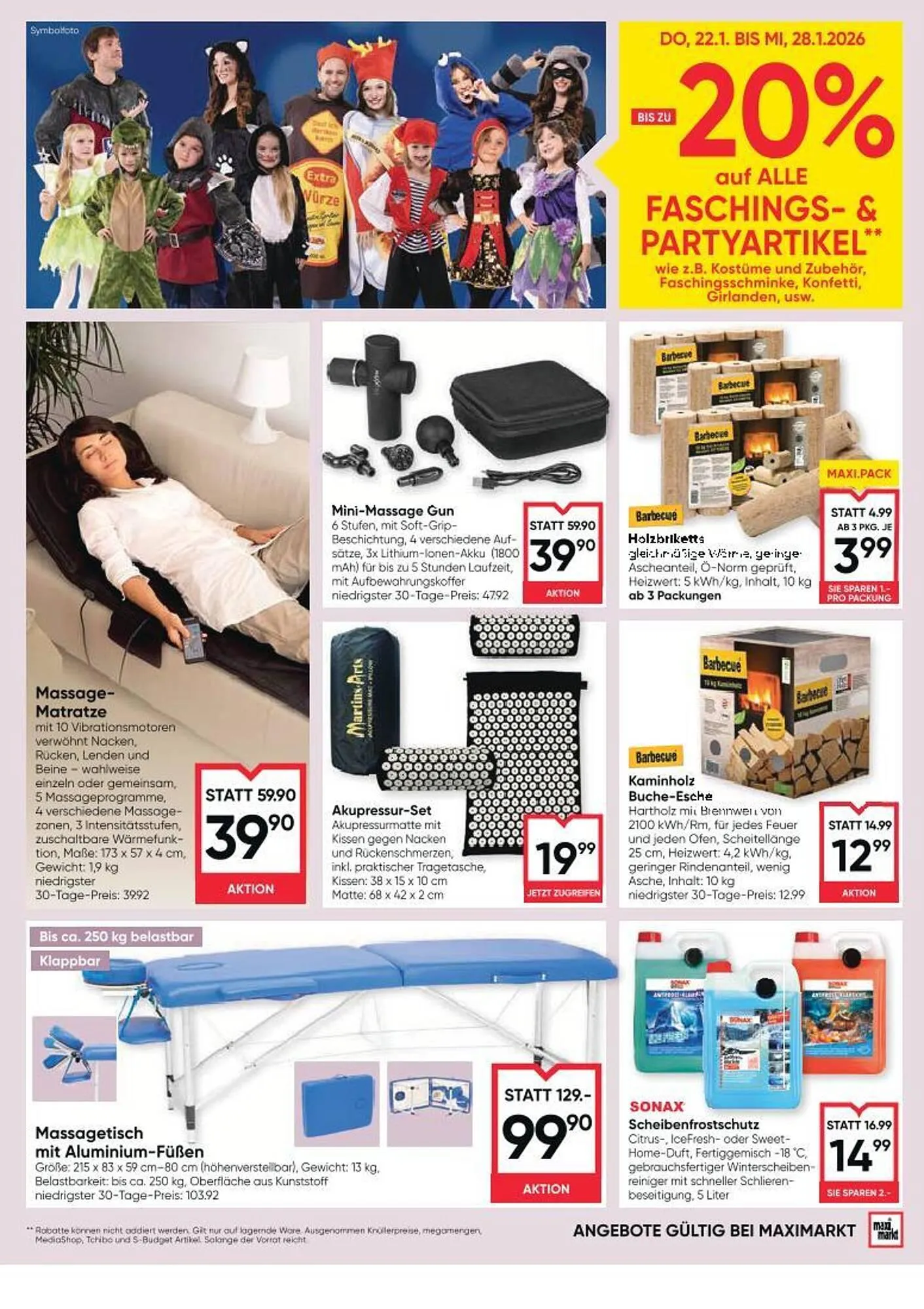 Maximarkt Flugblatt von 22. Jänner bis 28. Jänner 2026 - Flugblätt seite  19