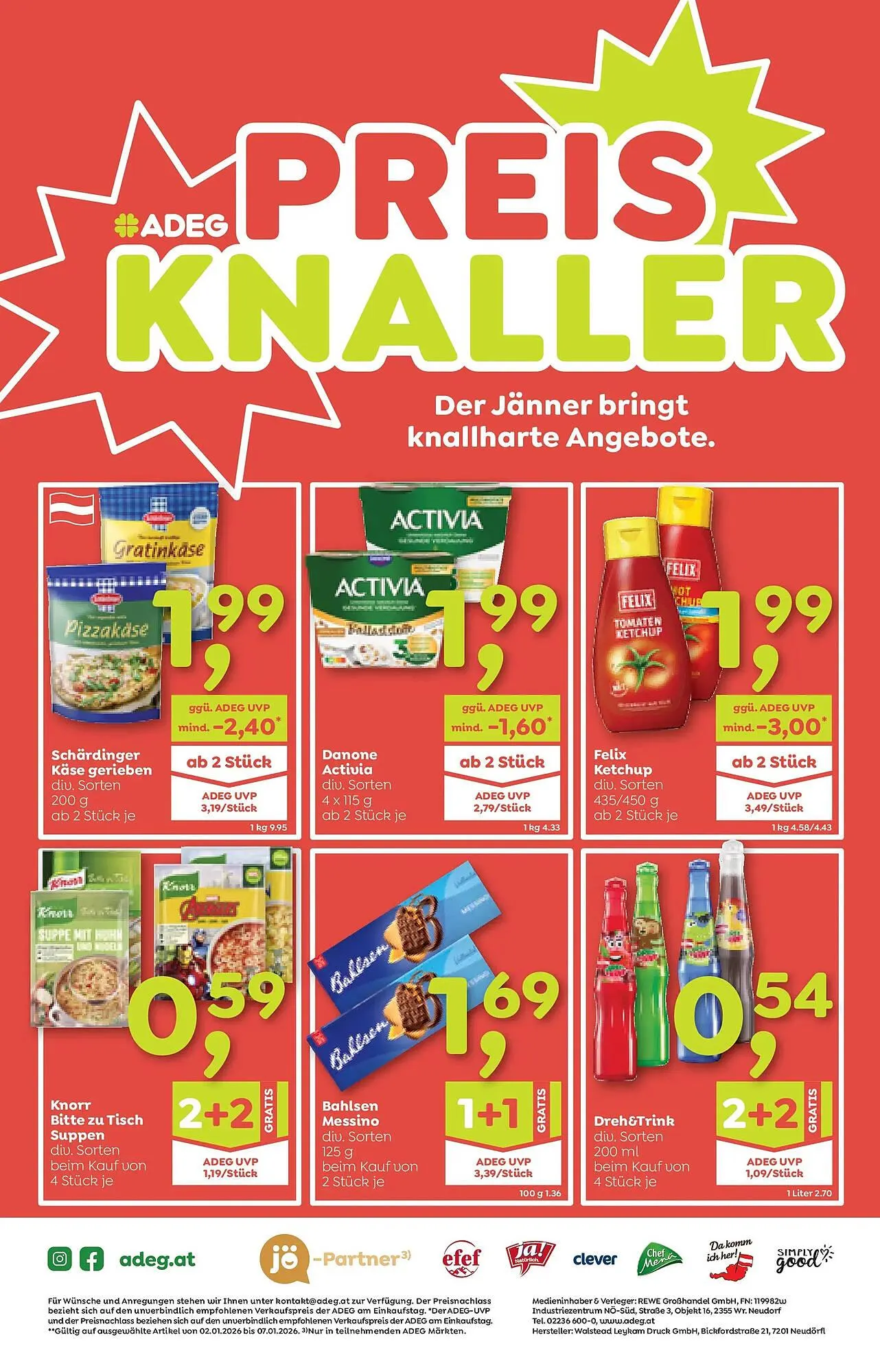ADEG Flugblatt von 8. Jänner bis 14. Jänner 2026 - Flugblätt seite  8