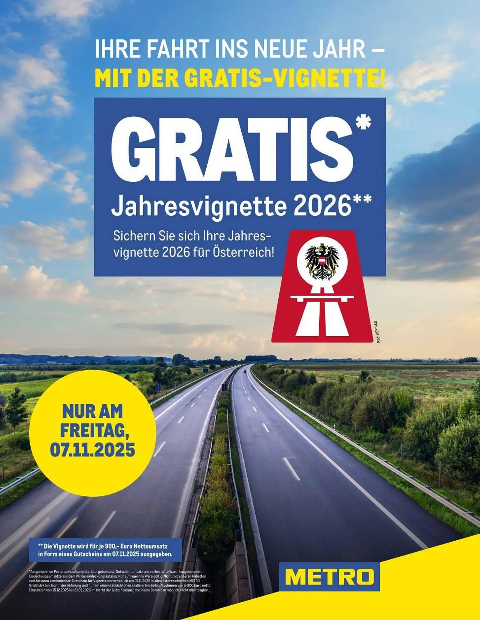 Metro Flugblatt von 7. November bis 7. November 2025 - Flugblätt seite  1