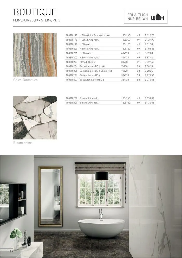 Fliesen 2024 von 5. Juni bis 31. Dezember 2024 - Flugblätt seite 84