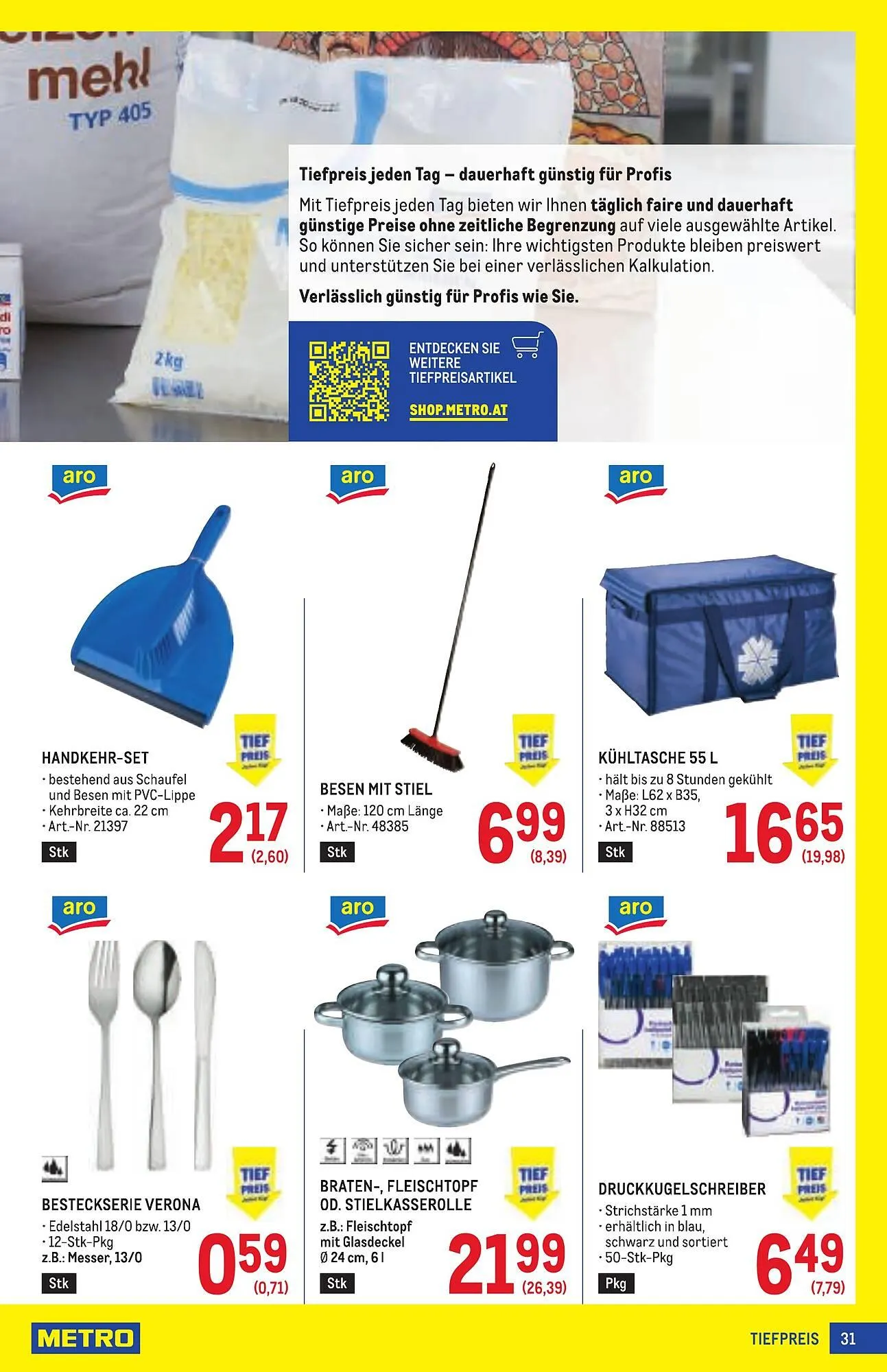 Metro Flugblatt von 16. April bis 29. April 2026 - Flugblätt seite  31