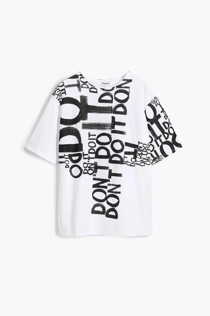 T-Shirt mit Wortdruck