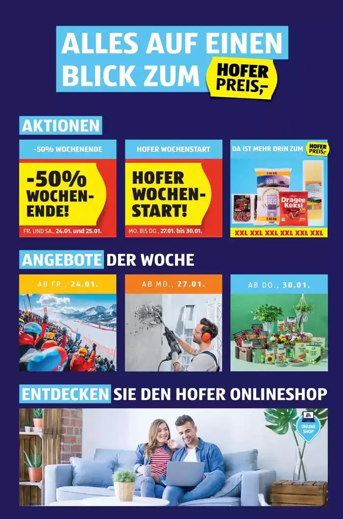 Blättern Sie online im HOFER Flugblatt von 22. Jänner bis 5. Februar 2025 - Flugblätt seite  2