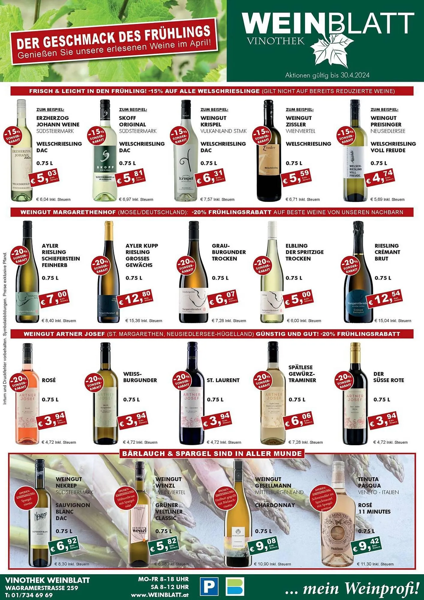 Krause Getränke Flugblatt von 3. April bis 30. April 2024 - Flugblätt seite