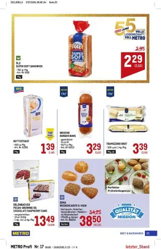 METRO Flugblatt - Profi von 6. August bis 19. August 2026 - Flugblätt seite  23