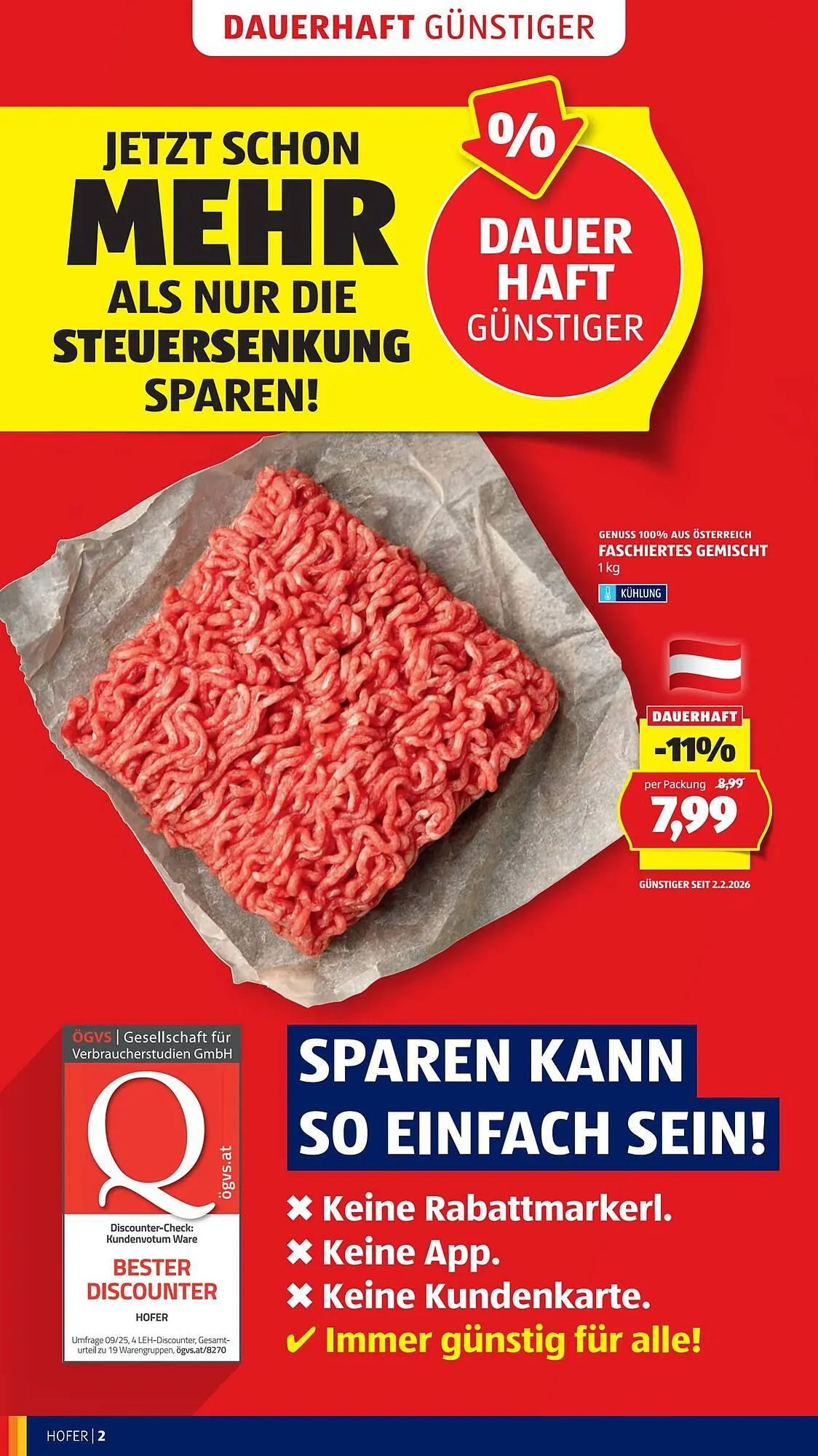 Hofer Flugblatt von 6. Februar bis 12. Februar 2026 - Flugblätt seite  4