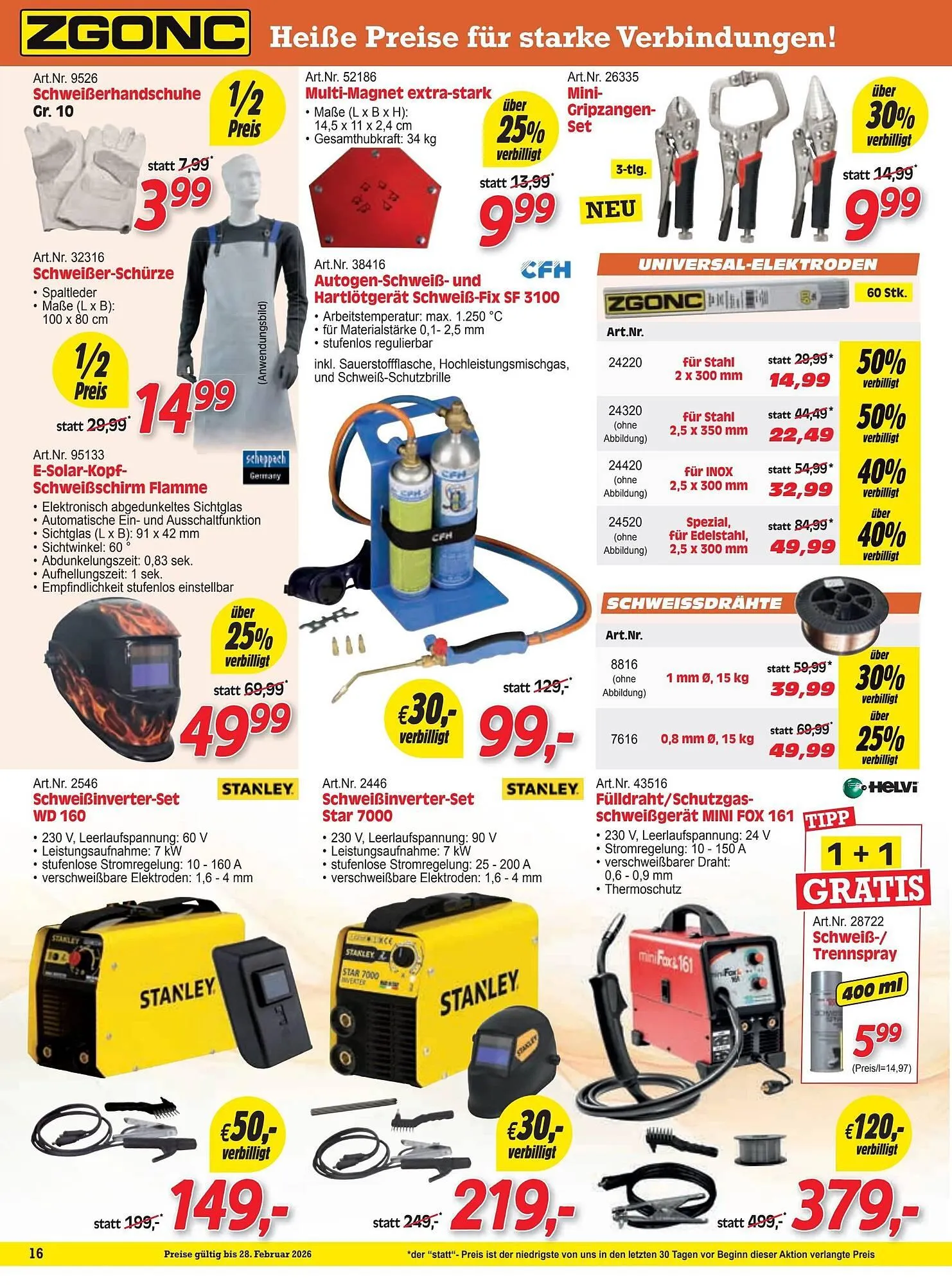 Zgonc Flugblatt von 12. Februar bis 28. Februar 2026 - Flugblätt seite  16