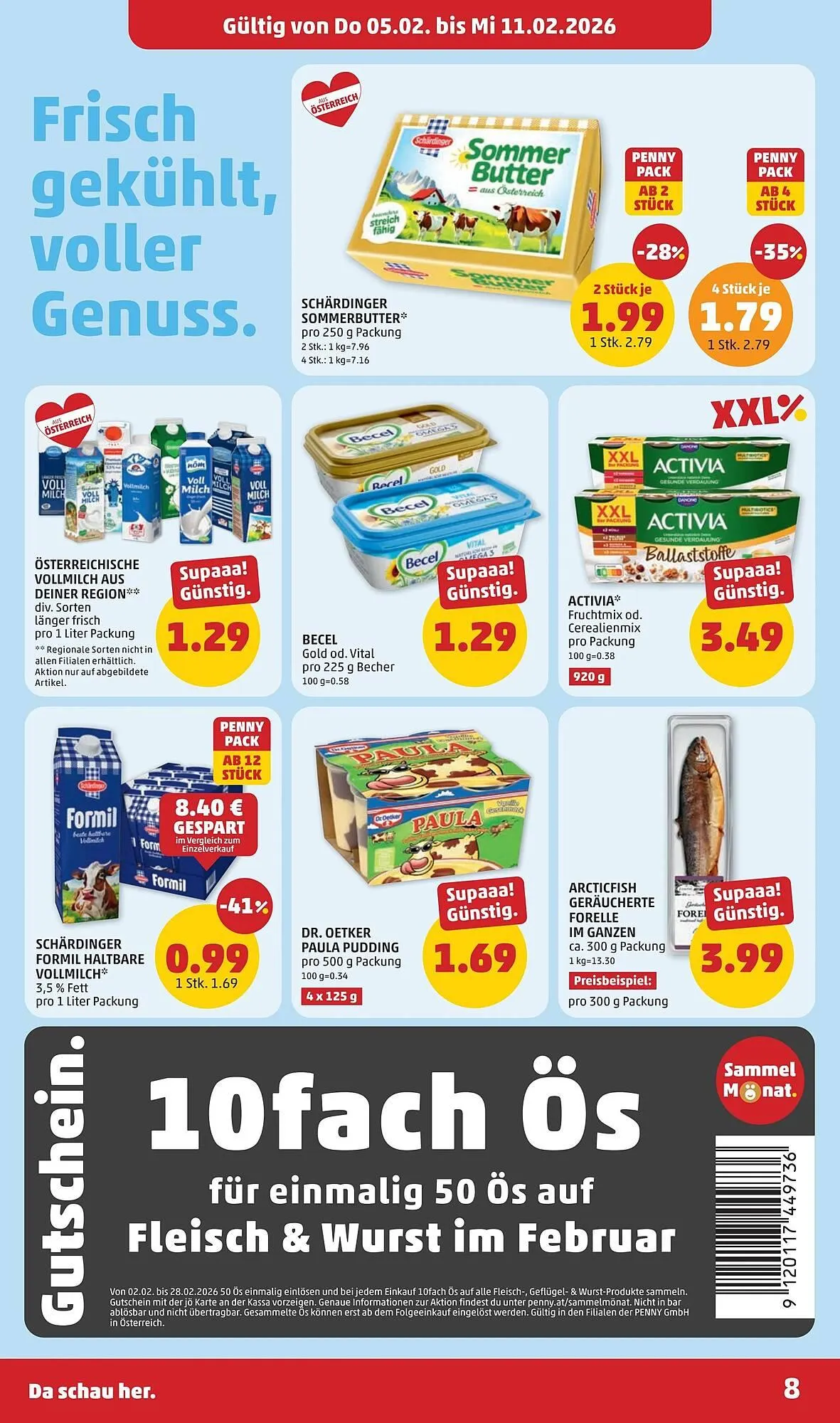 PENNY Flugblatt von 5. Februar bis 11. Februar 2026 - Flugblätt seite  8