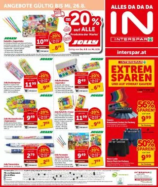 INTERSPAR Flugblatt von 6. August bis 12. August 2026 - Flugblätt seite 16