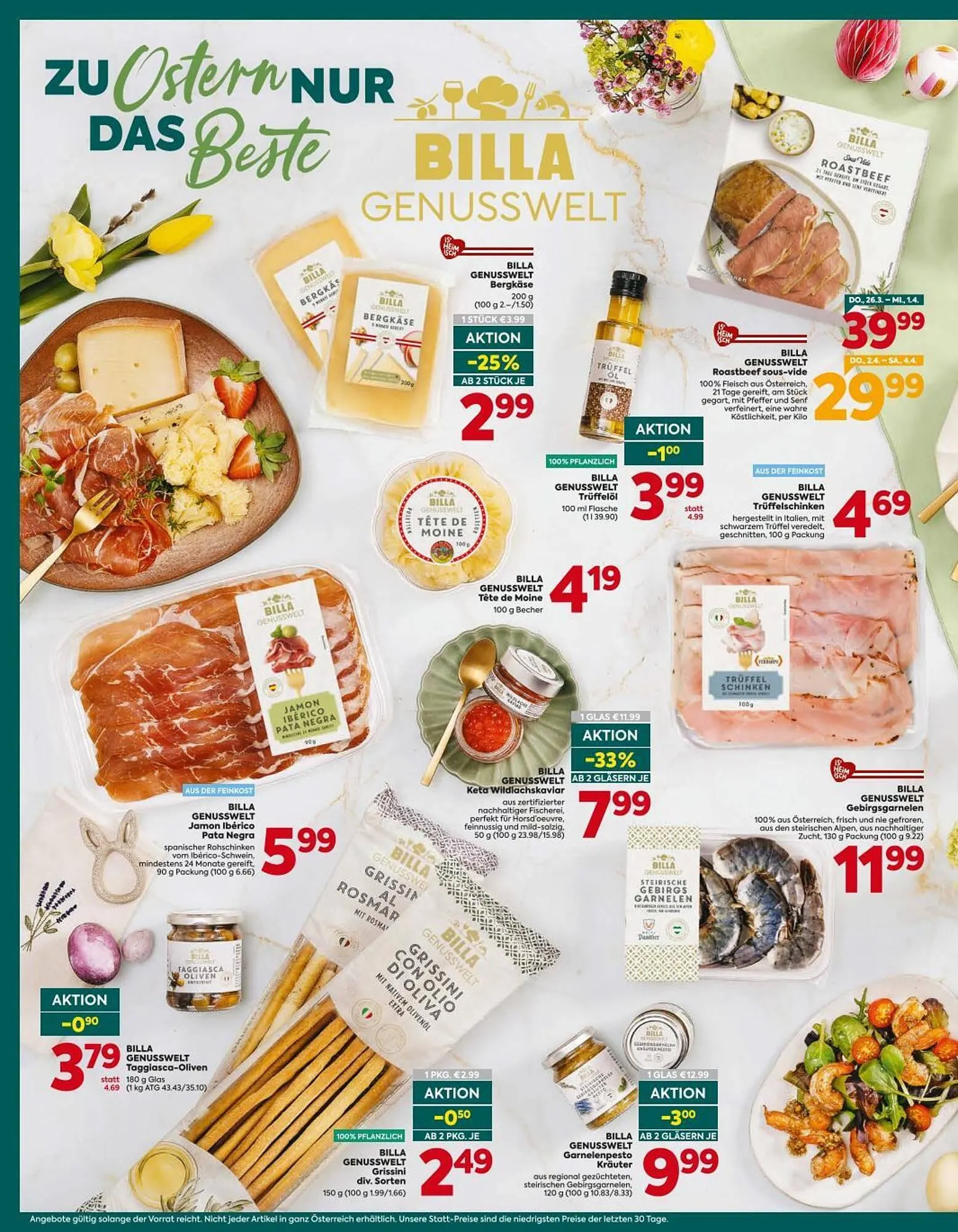 Billa Corso Flugblatt von 26. März bis 4. April 2026 - Flugblätt seite  6