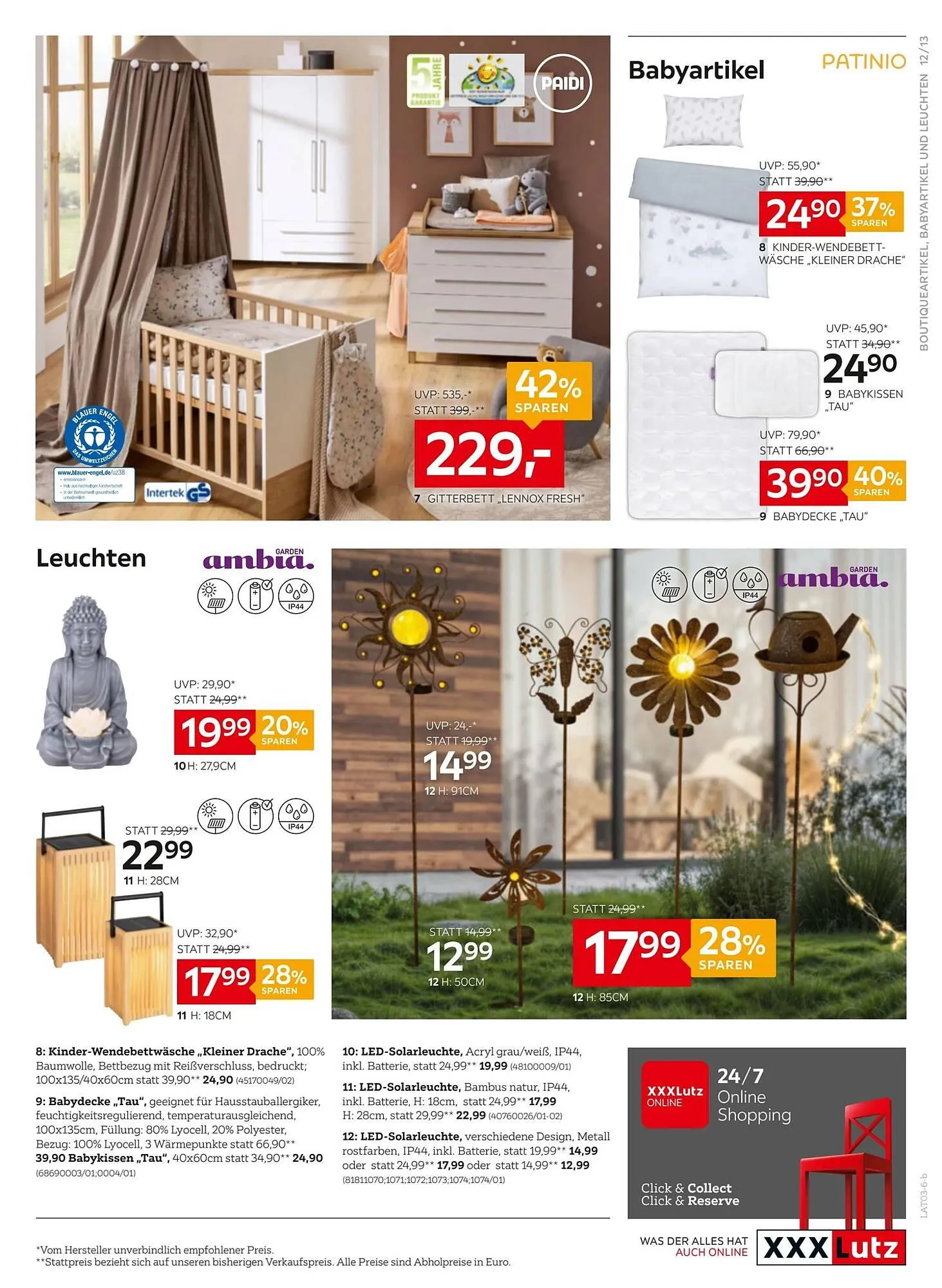 XXXLutz Prospekt von 4. März bis 10. März 2026 - Flugblätt seite  13