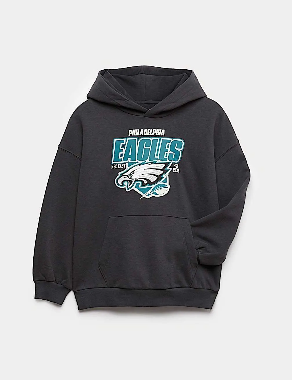 Hoodie mit hohem Baumwollanteil und „NFL“-Slogan (6–16 J.)