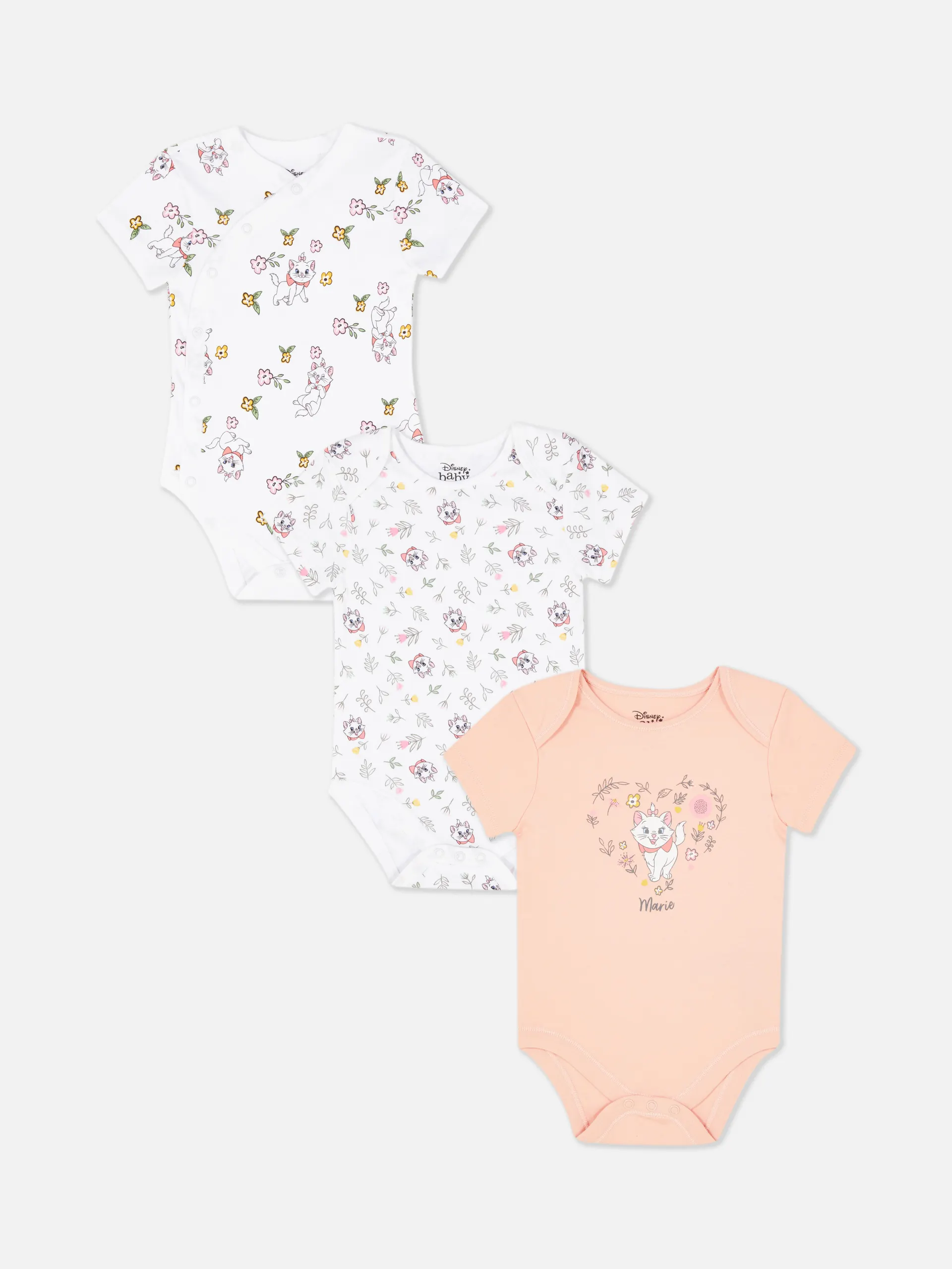 „Disney Aristocats Marie“ Bodys, 3er-Pack