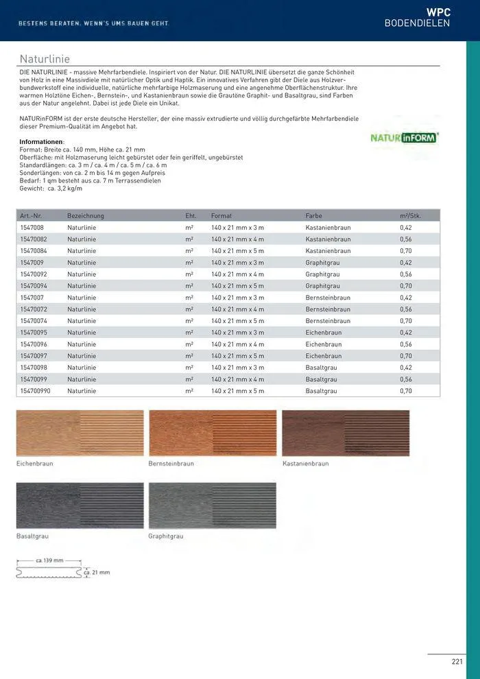 Galabau 2024/25 von 5. Juni bis 31. Dezember 2025 - Flugblätt seite 218