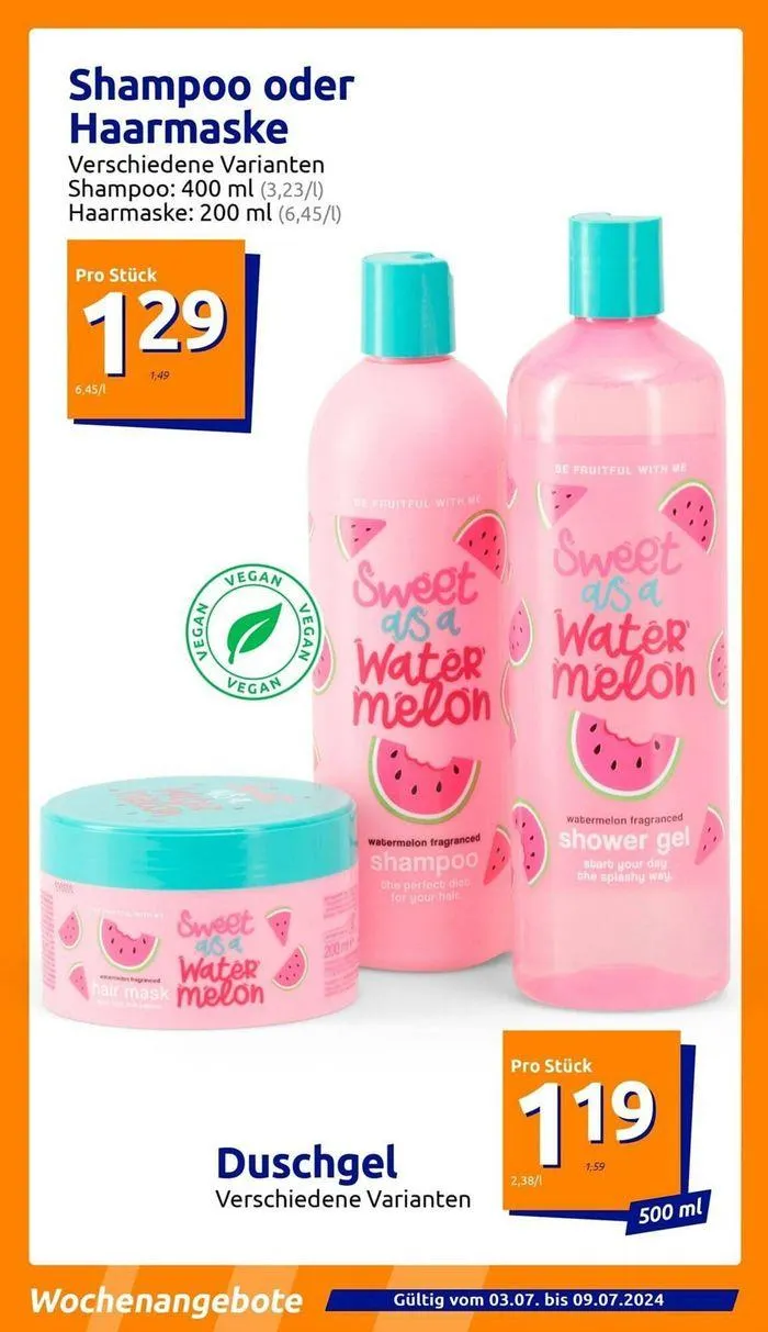 Action Flugblatt Bis 09.07.2024 von 4. Juli bis 18. Juli 2024 - Flugblätt seite  17