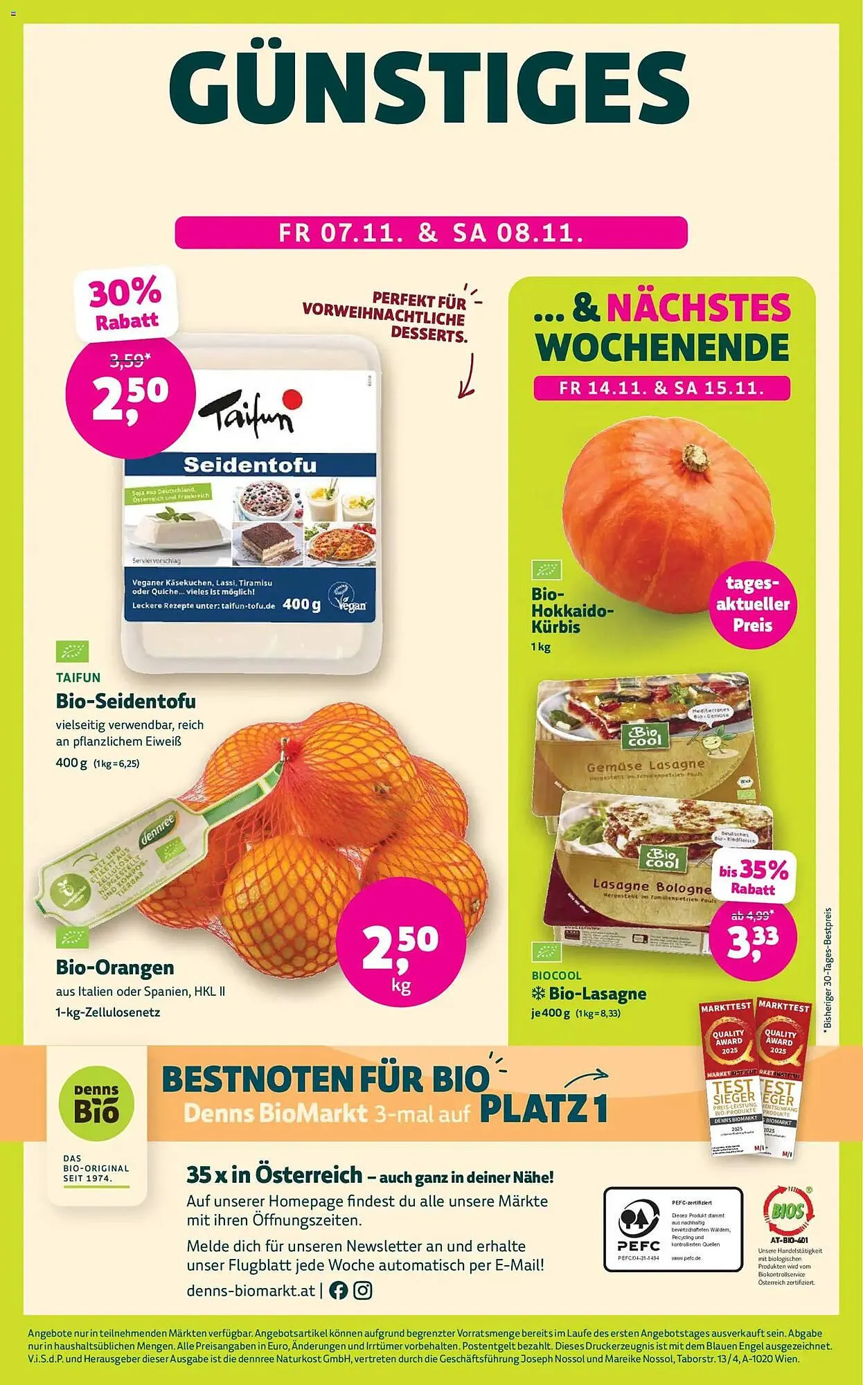 Denn's Biomarkt Flugblatt von 5. November bis 18. November 2025 - Flugblätt seite 12