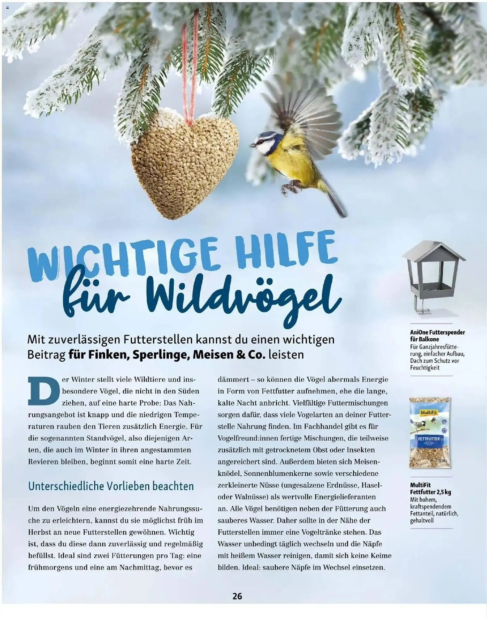 Fressnapf Flugblatt von 1. November bis 31. Dezember 2025 - Flugblätt seite  26