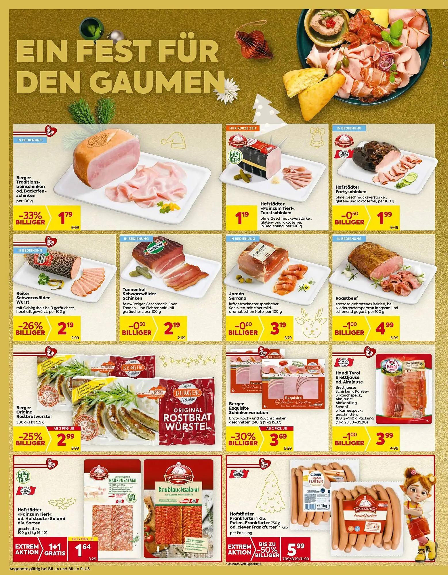 Billa Flugblatt von 18. Dezember bis 24. Dezember 2025 - Flugblätt seite  8