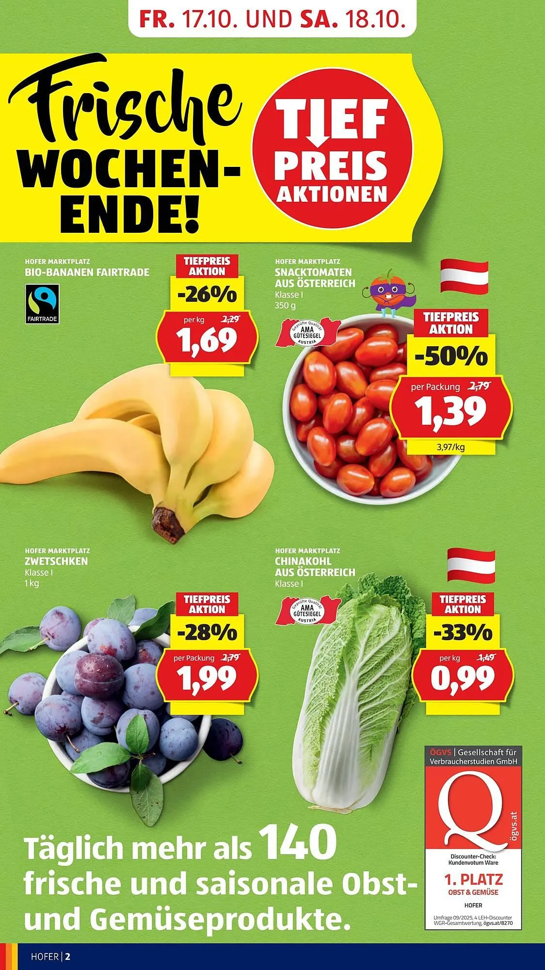Hofer Flugblatt von 17. Oktober bis 23. Oktober 2025 - Flugblätt seite  4