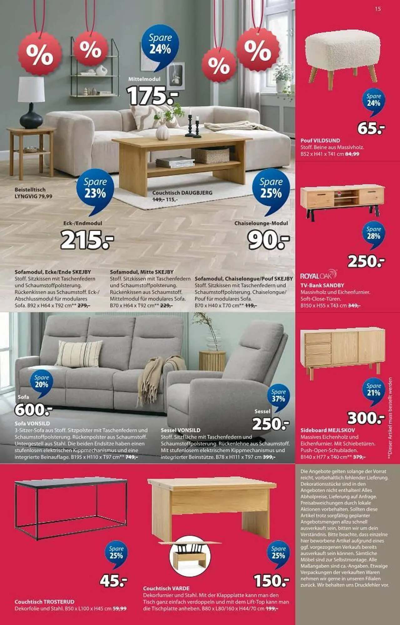 JYSK Flugblatt von 2. Jänner bis 10. Februar 2026 - Flugblätt seite  15