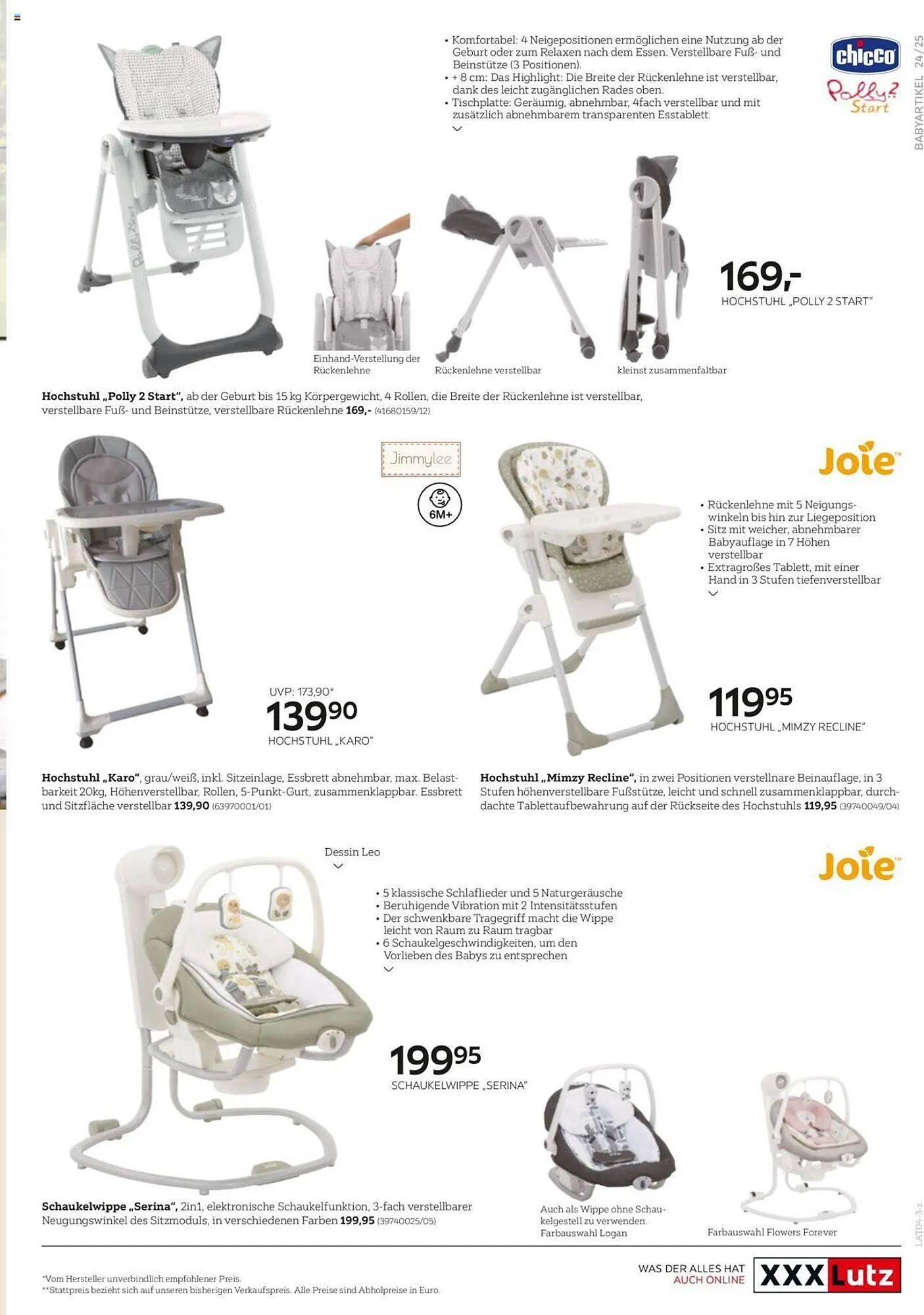 XXXLutz Flugblatt von 18. April bis 31. Dezember 2023 - Flugblätt seite  25