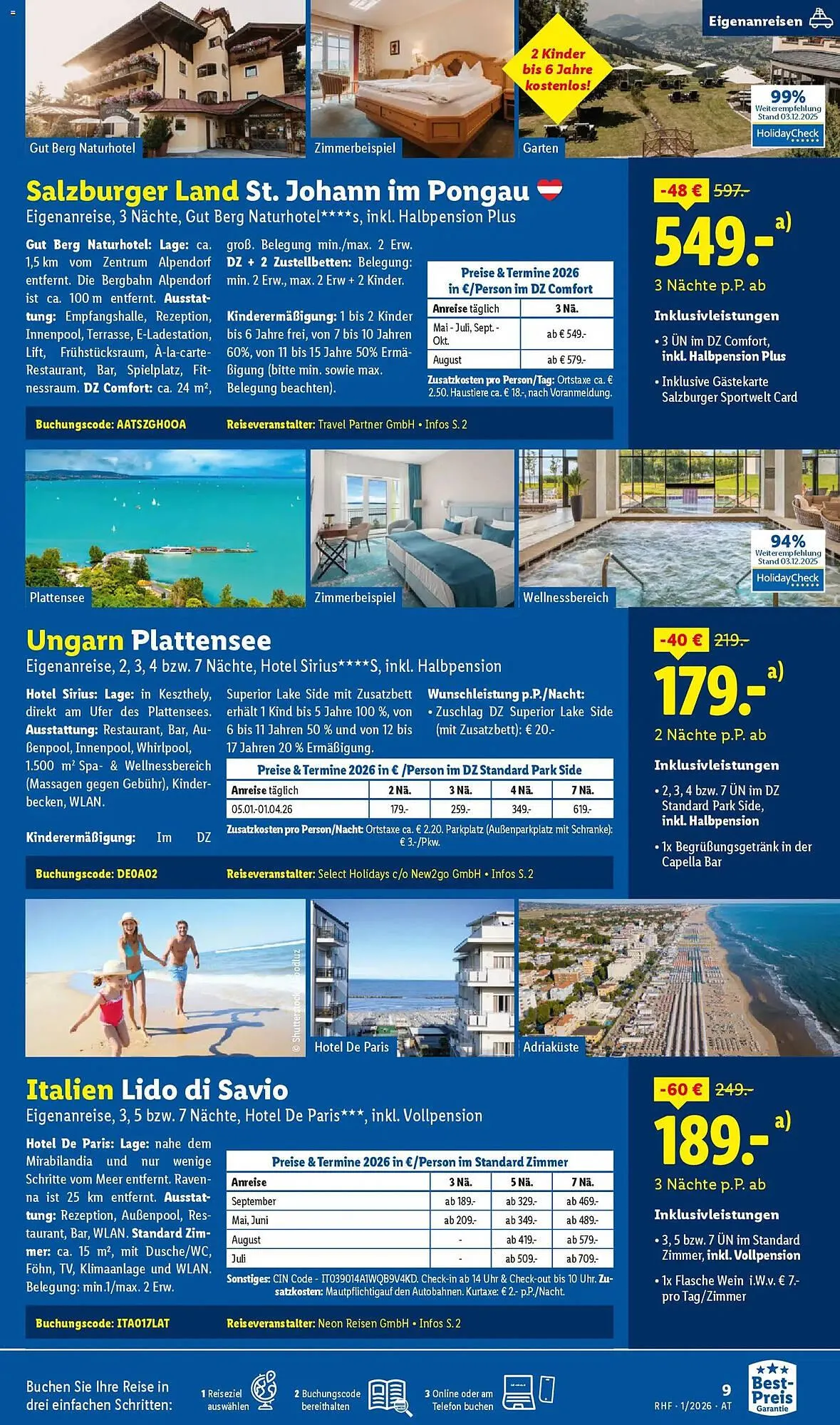 Lidl Flugblatt von 29. Dezember bis 31. Jänner 2026 - Flugblätt seite  9