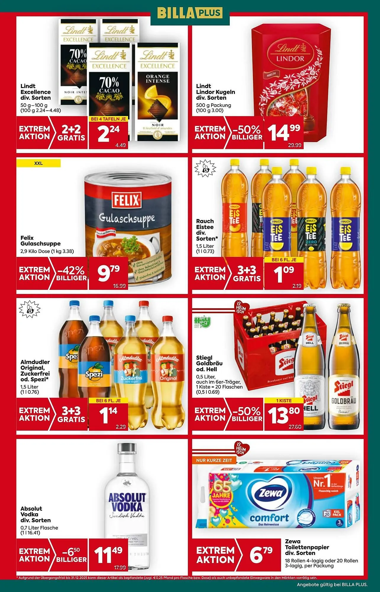Billa Flugblatt von 27. Dezember bis 31. Dezember 2025 - Flugblätt seite  5