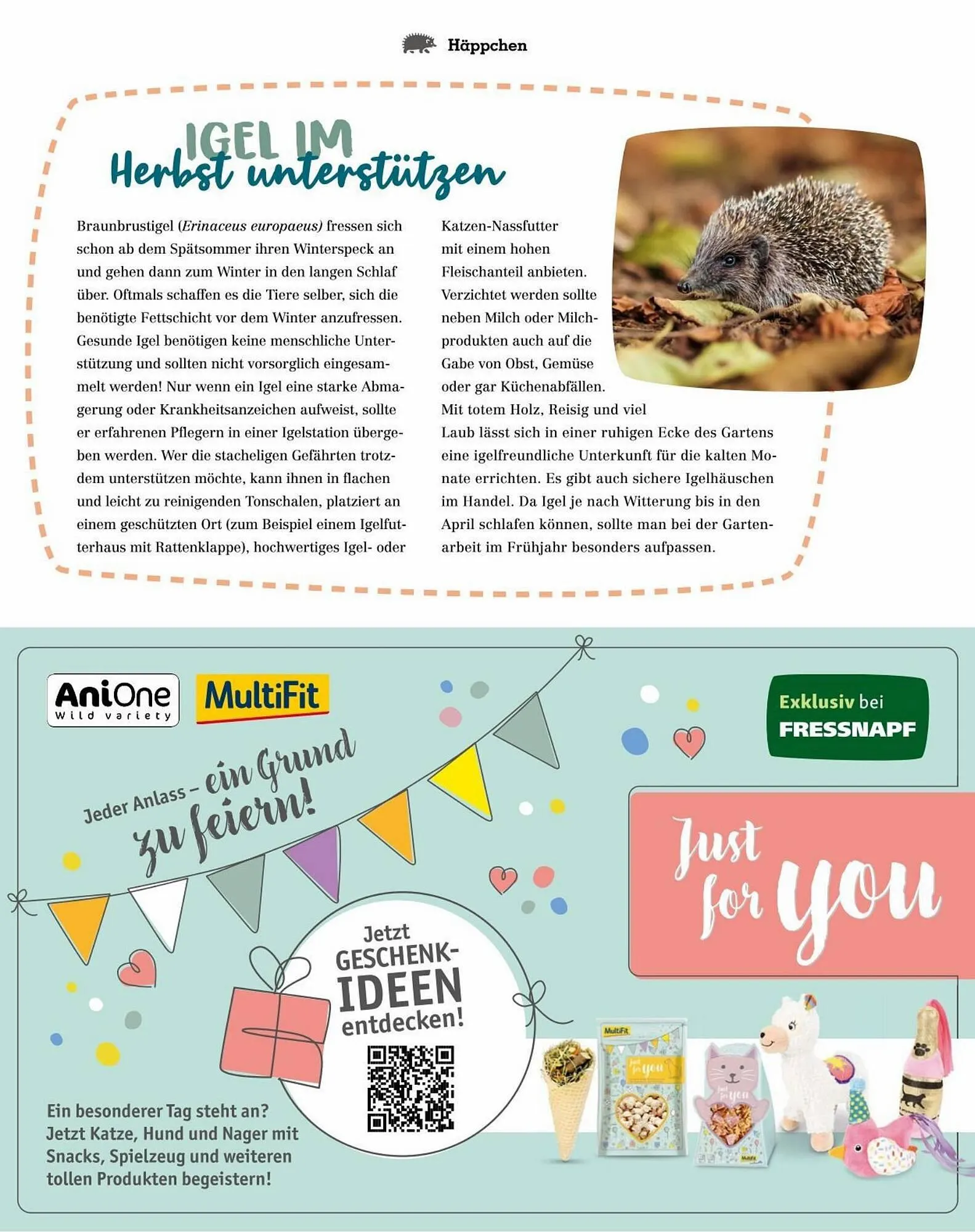 Fressnapf Flugblatt von 30. August bis 31. Oktober 2023 - Flugblätt seite 7