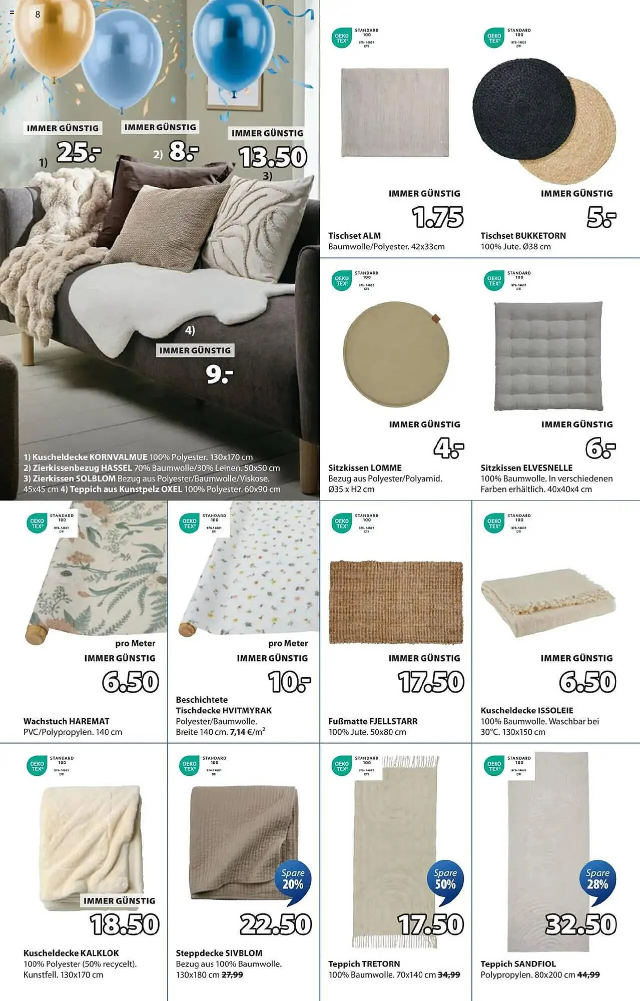 JYSK Flugblatt von 1. Oktober bis 26. Oktober 2025 - Flugblätt seite  8