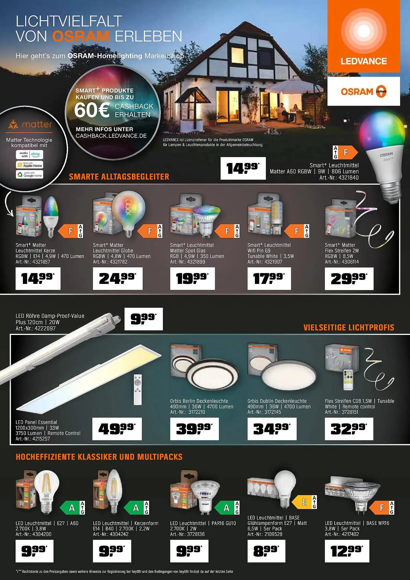 OBI Flugblatt von 1. Dezember bis 14. Dezember 2025 - Flugblätt seite  9