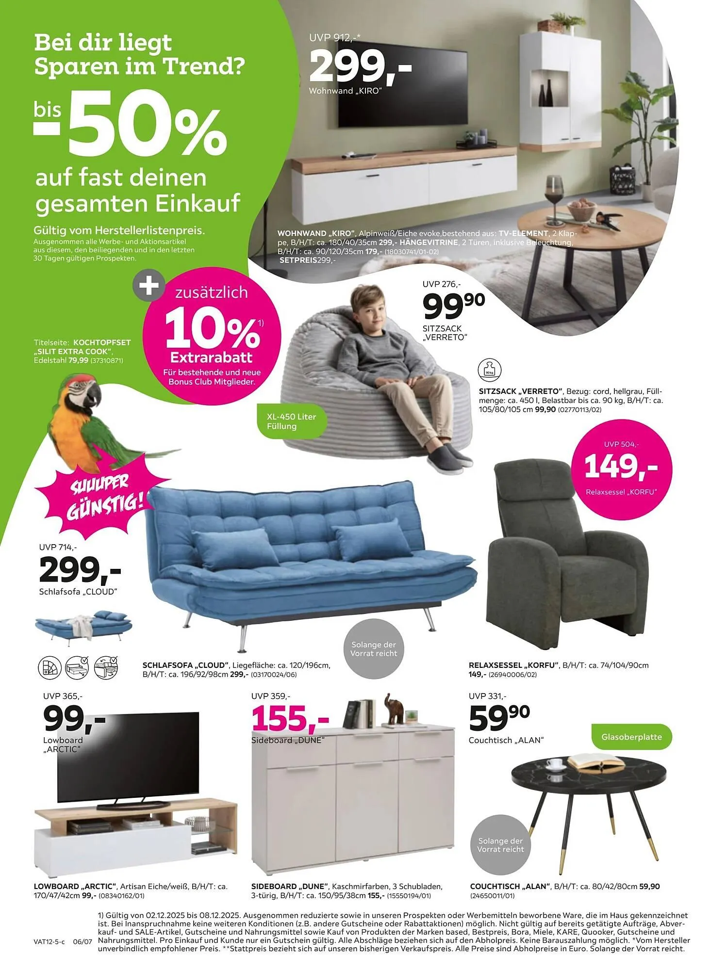 Mömax Flugblatt von 2. Dezember bis 9. Dezember 2025 - Flugblätt seite  6